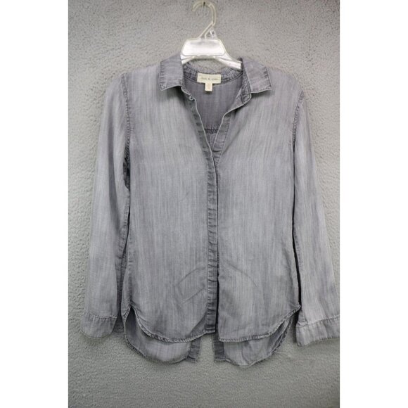 Cloth and Stone Anthropologie Long Sleeve Button Up-XS-Button Back-BOHO - Picture 1 of 10